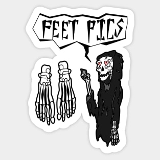 Grim Reaper being a weird dude Sticker